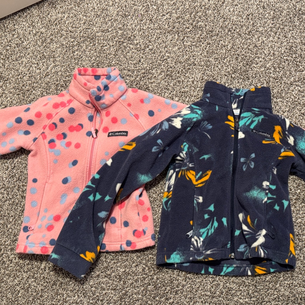 Columbia Blue and Yellow Patterned Jacket